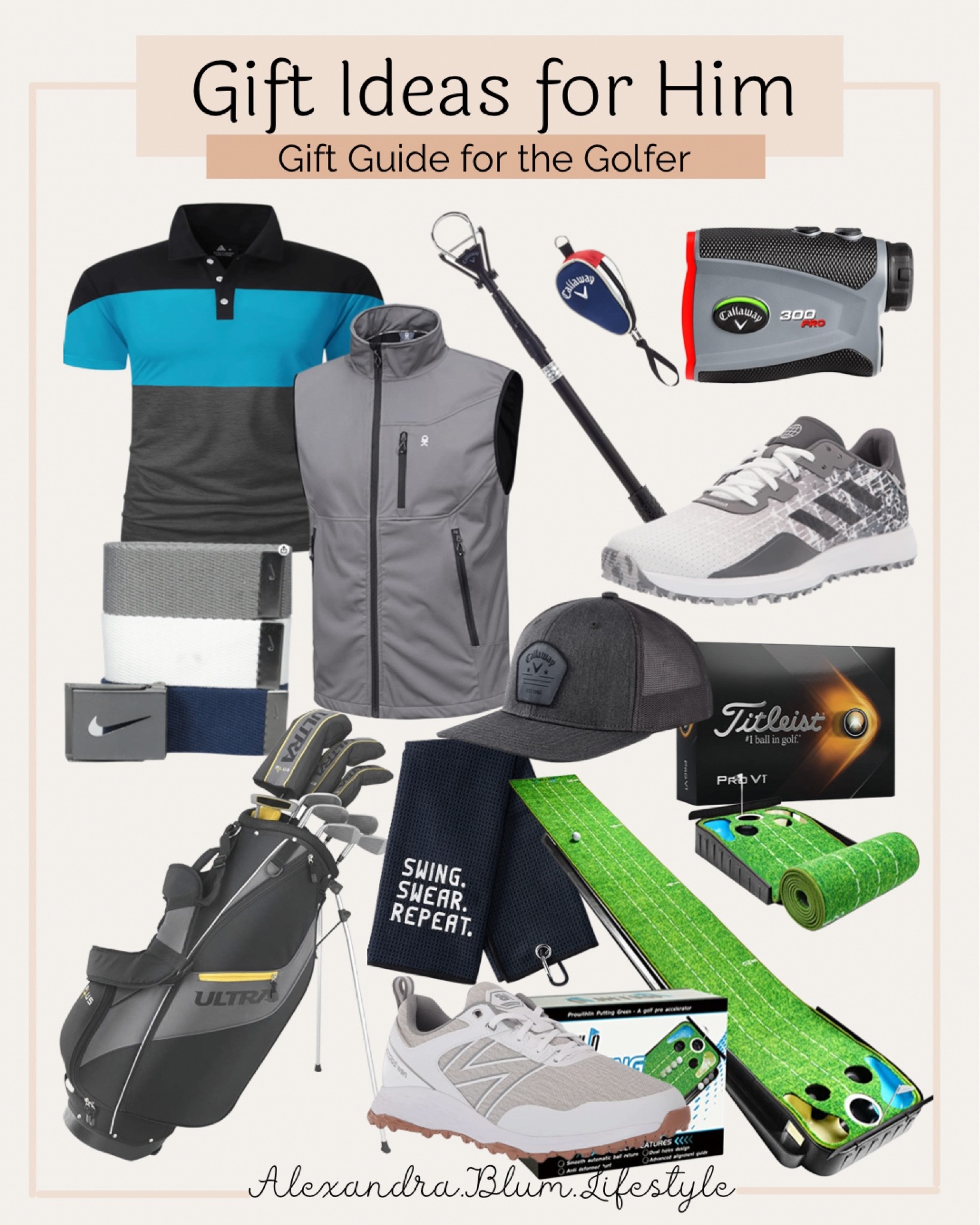 Gift ideas for him! Gift guide for him! Amazon prime gifts for him! Gift ideas for the golfers! Golf clothes, golf shoes for men! 

#LTKHoliday #LTKmens #LTKunder100