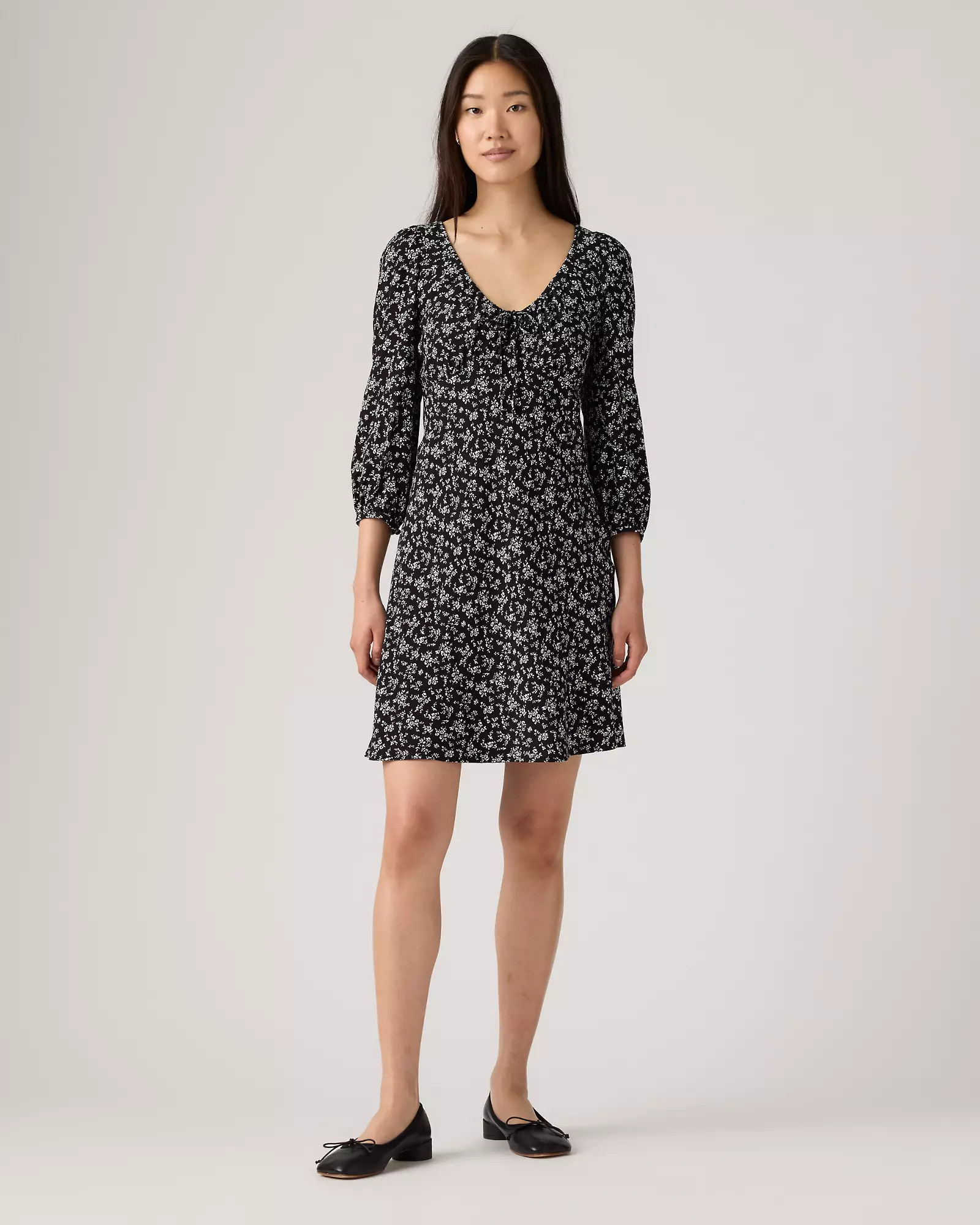Short-sleeve Logan Western Midi Dress | Levi's US
