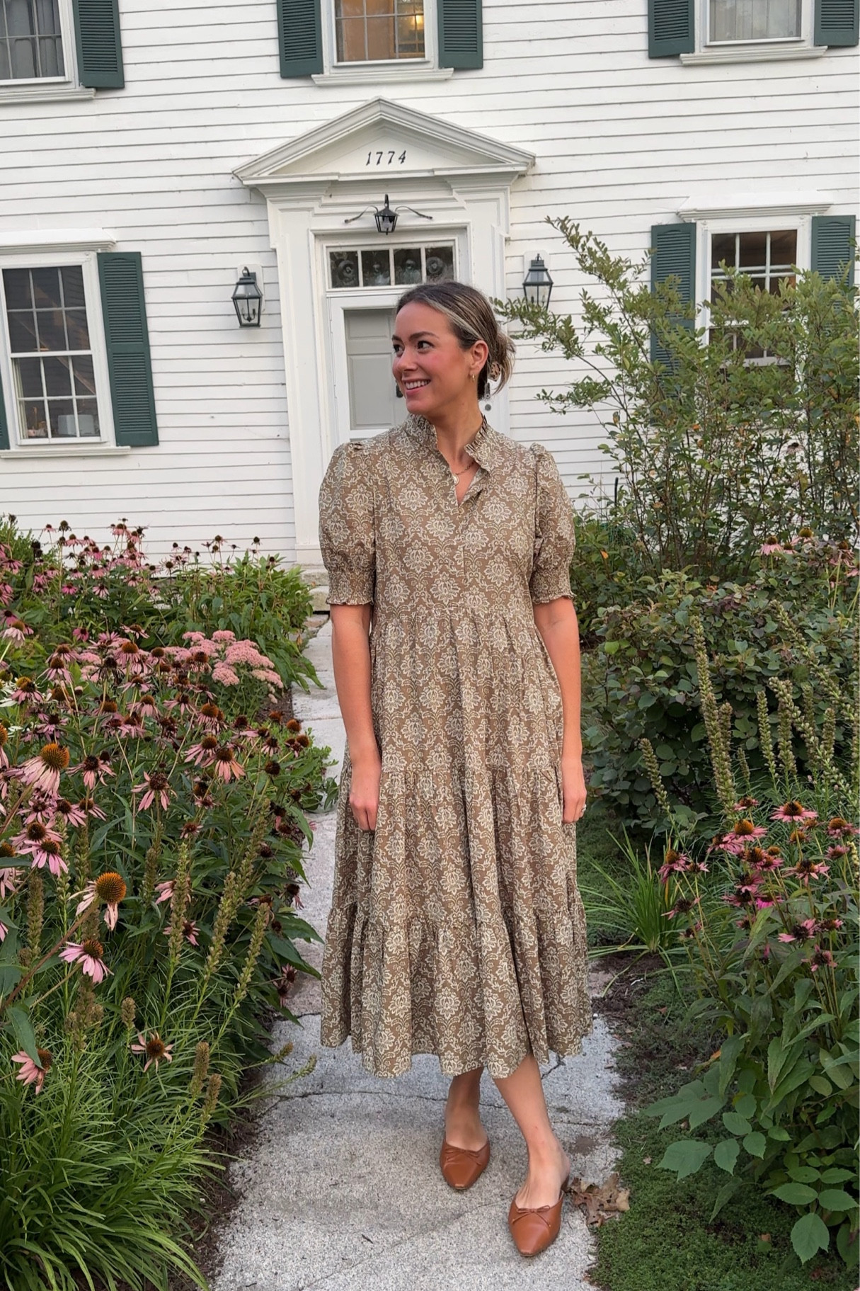 Fall outdoor wedding guest dress! Wearing a size medium…true to size! 

#LTKSeasonal