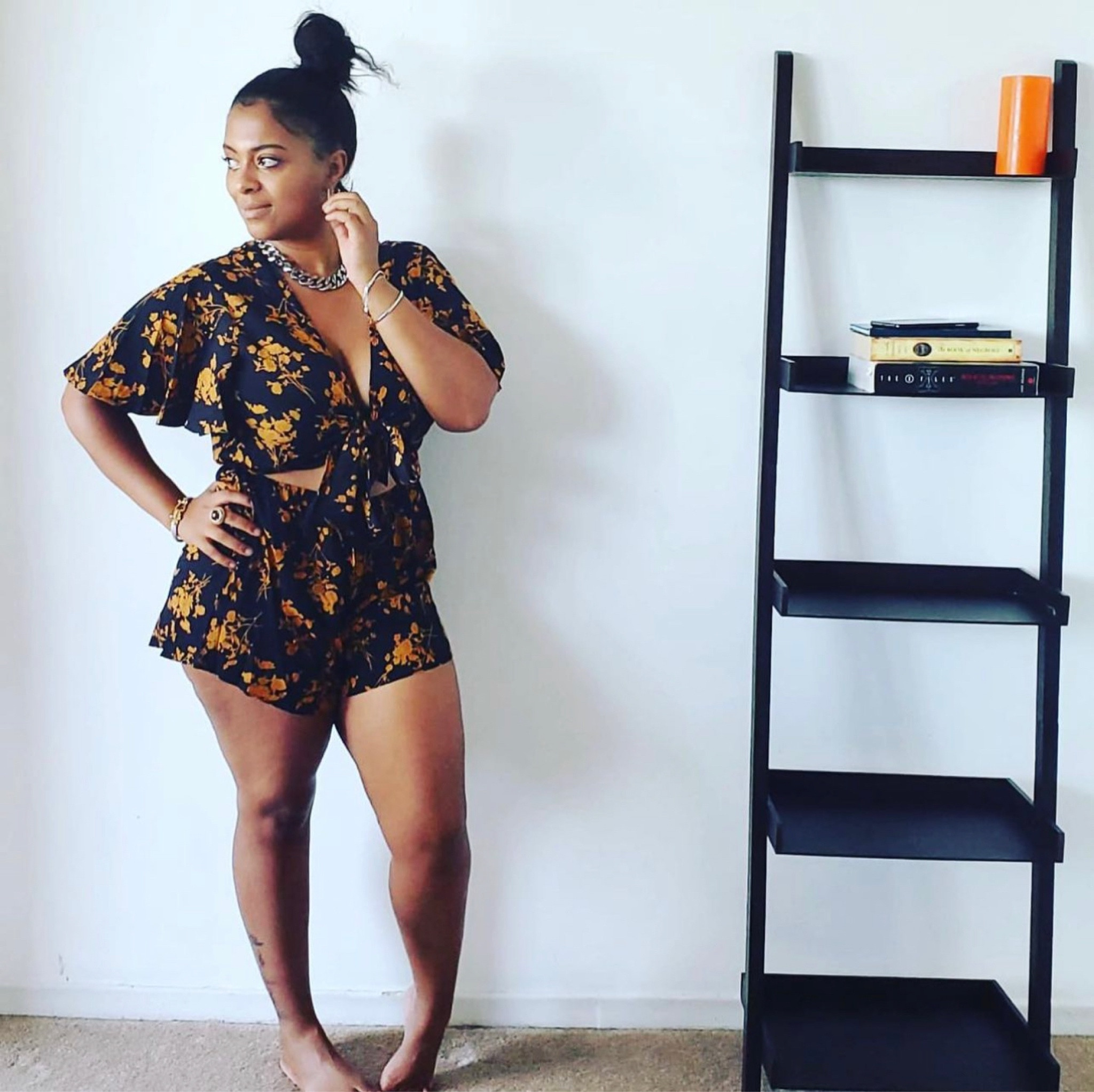 A lil girly girl moment w this Shein romper 

#LTKU #LTKFind