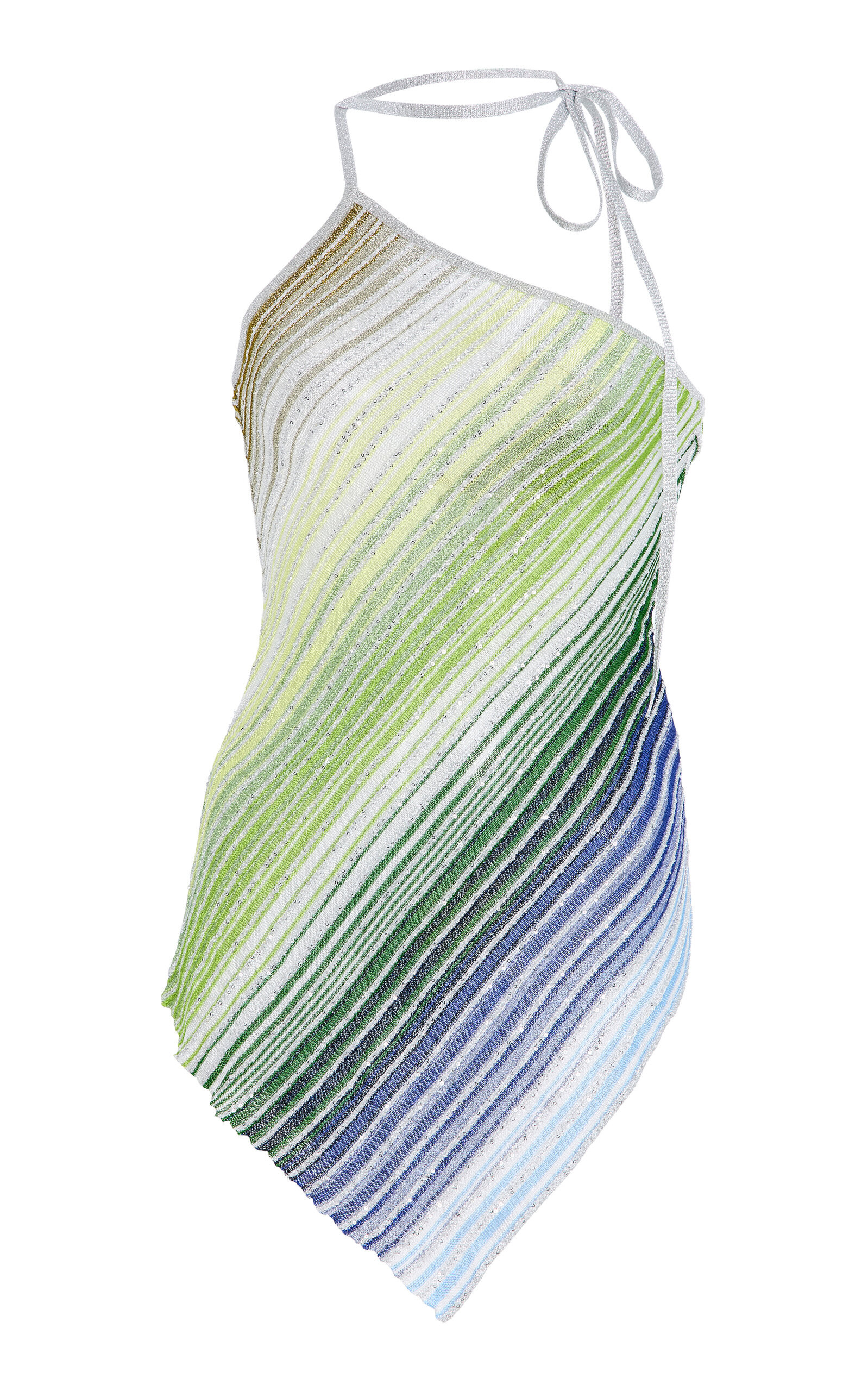 One-Shoulder Sequined Knit Top | Moda Operandi (Global)