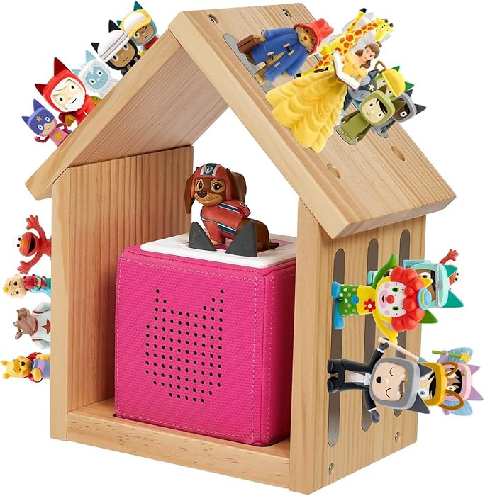 for Tonies Shelf Magnetic, Tonies Storage Shelf for 12-40 Characters Wooden Wall Floating Shelves... | Amazon (UK)