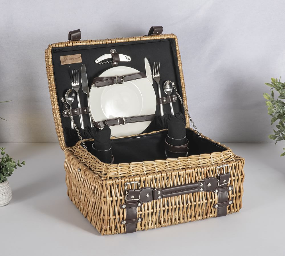 Bennett Picnic Basket - Picnic For 2 | Pottery Barn (US)