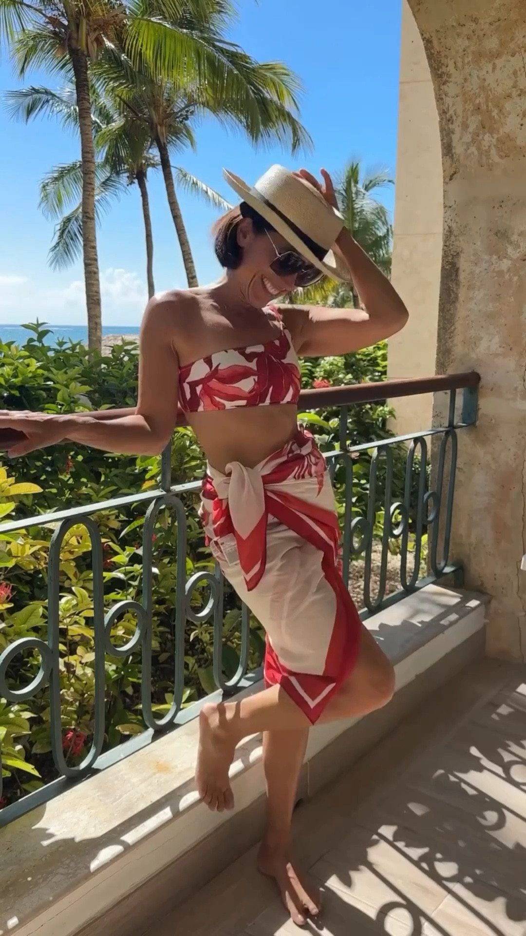 GRWM: pajamas ➡️ poolside 👙🌴✨ 

How gorgeous is this red & white bikini from @hm ❤️🤍😍 Who knew they had swim this cute?! 

If you’ve got a holiday trip coming up (or just manifesting one ✨), this is the perfect bikini. Honestly? Buy it now even if you don’t have a vacation booked; it’s that good & WILL sell out 🔥👙

#redbikinivibes #floralbikini #vacationstyle2025 #tropicaloutfitinspo #beachoutfitideas #bikinihaul #swimwearfavorites #HMbikini #affordableSwimwear #resortwearstyle #vacationwardrobe #islandstyleinspo #dominicanrepublictrip #holidaytripessentials #beachbabeenergy #momstyleover40 #momvacationlooks #onepieceandbikinifinds #ltktravel #ltkswim #ltkbeachstyle #ltksalealert #resortwearlook #traveloutfitideas #vacationready

#LTKTravel #LTKHoliday #LTKfitnessgoals