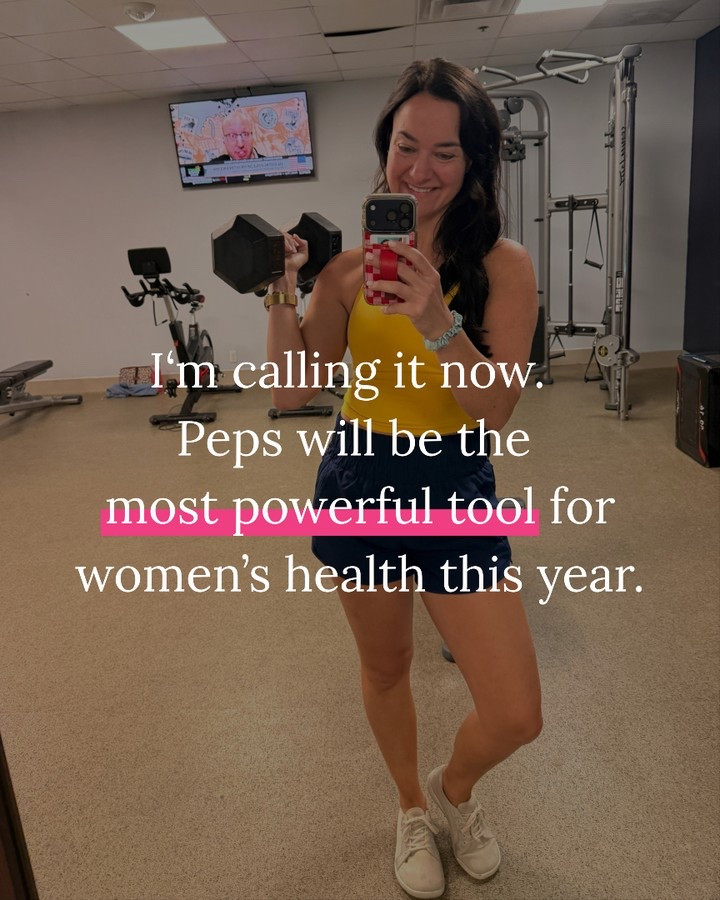 I’ve been saying it for a while now… p*ps are having a moment. 👀

But I think the bigger conversation is understanding that not all peps are the same, and knowing what you’re actually choosing.

For me, I wasn’t looking for another extreme approach.

I wanted something simple that could fit alongside the things I was already doing:
lifting
walking
prioritizing protein
sleeping well
taking care of my body for the long game

That’s what made the natural p*p route interesting to me.

And after seeing my own progress + watching so many other women stay consistent with their routines, I’m even more convinced that supporting the body while you’re already doing the work can matter.

No magic wand.
No replacing the basics.
Just another tool in the toolbox.

If you’ve been watching all the p*p talk and wondering what I personally use, what’s in my stack, and where I’d start…
Comment INFO and I’ll send you the details. ❤️

#SundayReset #HealthyByHeatherBrown Mind Body Spirit Health | Biblical Health | Millennial Mom
