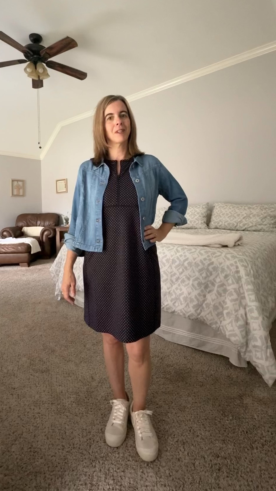Travel outfit inspiration: I’m wearing a sleeveless summer dress with a cotton linen denim jacket. The denim jacket is lightweight and the sleeves can be rolled for a summer style up or kept down for a warmer style. This versatile dress is comfortable, effortless, and can be worn with many styles. Dress size: small petite | Jacket size: small petite.

#LTKTravel #LTKOver40 #LTKPetite