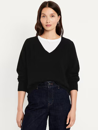 SoSoft Loose V-Neck Sweater | Old Navy (US)