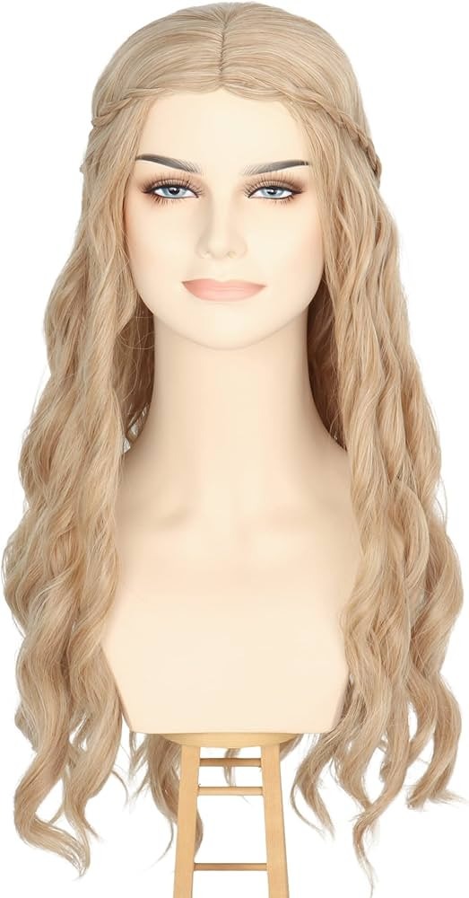 M MISS U HAIR Long Blonde Wig 70s Hippie Wigs for Women Elf Princess Bride Wig Renaissance Long W... | Amazon (US)