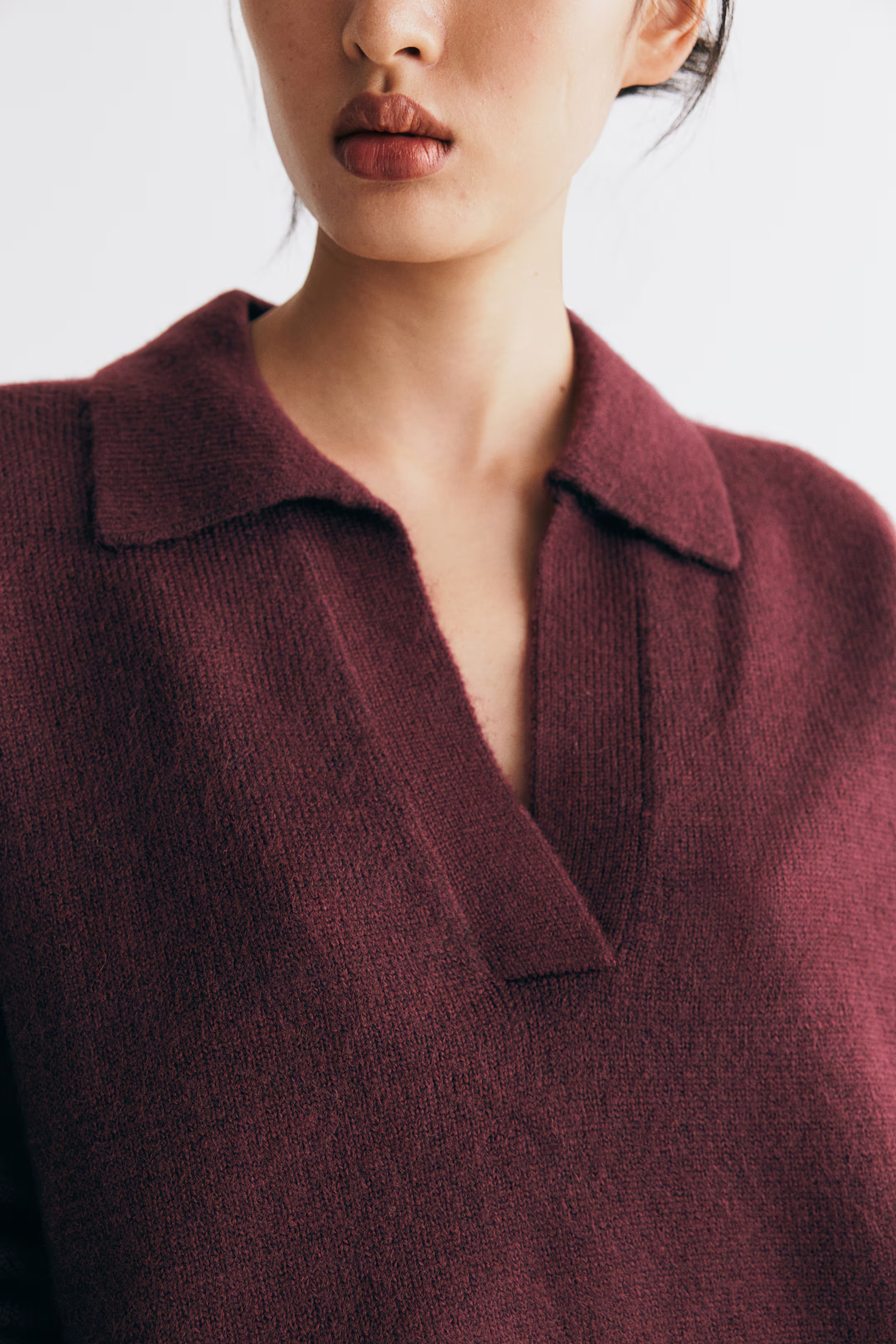 Feinstrickpullover mit Kragen | H&M (DE, AT, CH, NL, FI)
