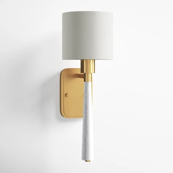 Jancis 1 - Light Dimmable Vintage Gold Armed Sconce | Wayfair North America