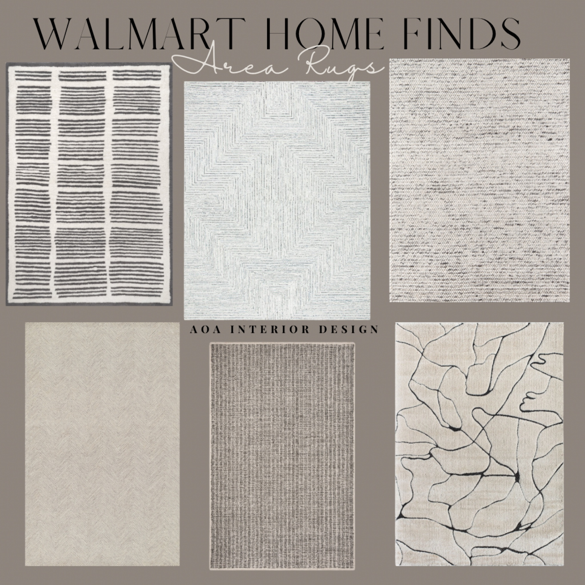 These Walmart area rugs are the perfect way to add a contemporary feel to your home! From abstract to geometric patterns, hand tufted wool to low pile polypropylene, these cozy rugs are sure to make a statement and add some texture to your space! 

#walmarthome #walmartfinds #walmartinfluencer #homedecor #arearugs #contemporarydesign #transitionaldesign

#LTKFind #LTKsalealert #LTKhome