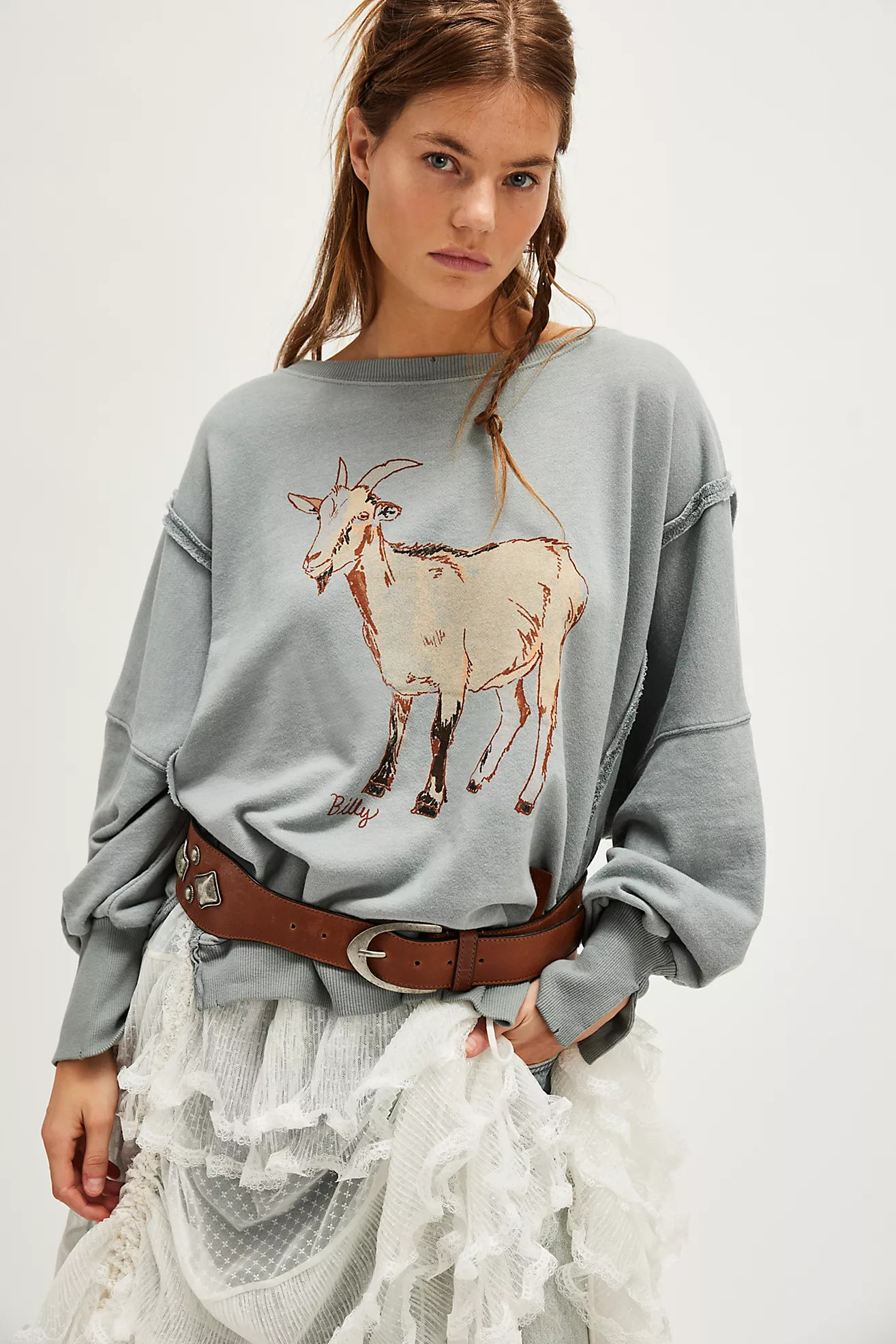 We The Free Graphic Camden Pullover | Free People (Global - UK&FR Excluded)