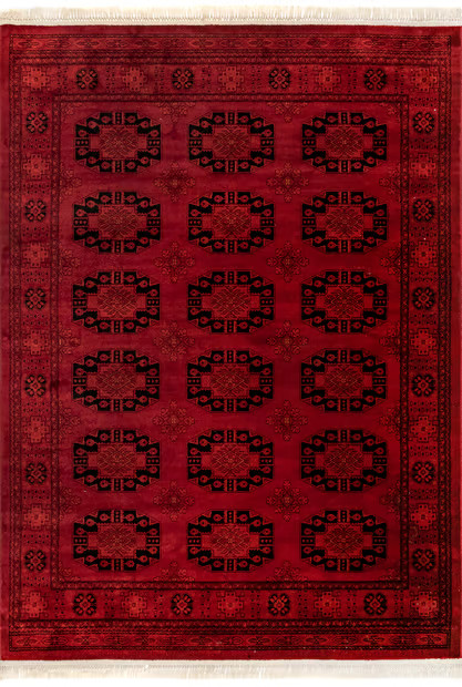 Red Hailey Persian Trellis Area Rug | Rugs USA