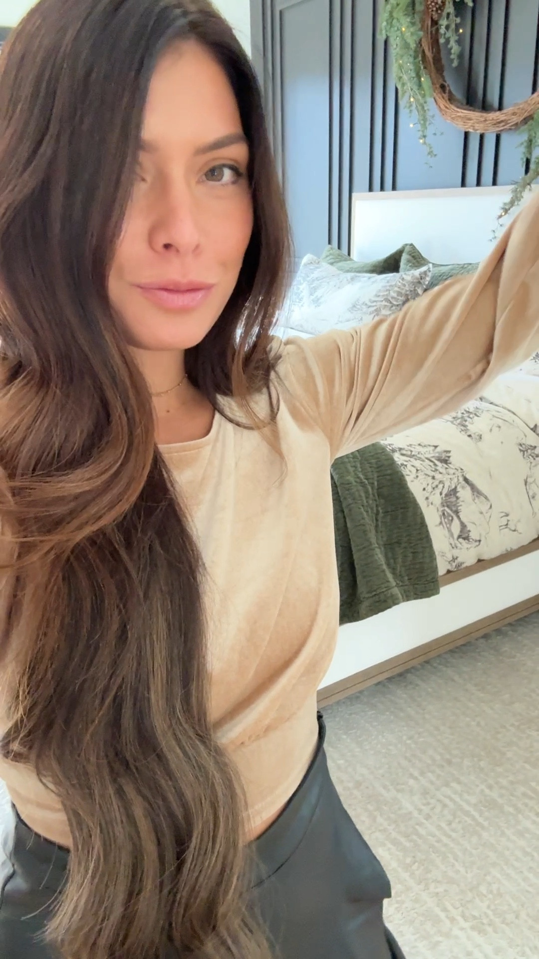 Primary bedroom is all ready for Christmas. Linking holiday decor details below. I bought this shirt last year so I’m sharing similar outfit options.

#LTKHome #LTKVideo #LTKHoliday