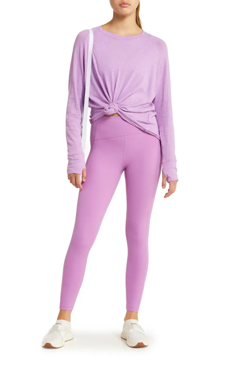 Relaxed Long Sleeve Slub Jersey T-Shirt | Nordstrom