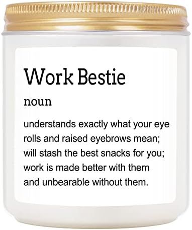 Work Bestie Gifts, Work Bestie Gifts for Women, Funny Birthday Gifts for Coworker, Bestie, Friends - | Amazon (US)