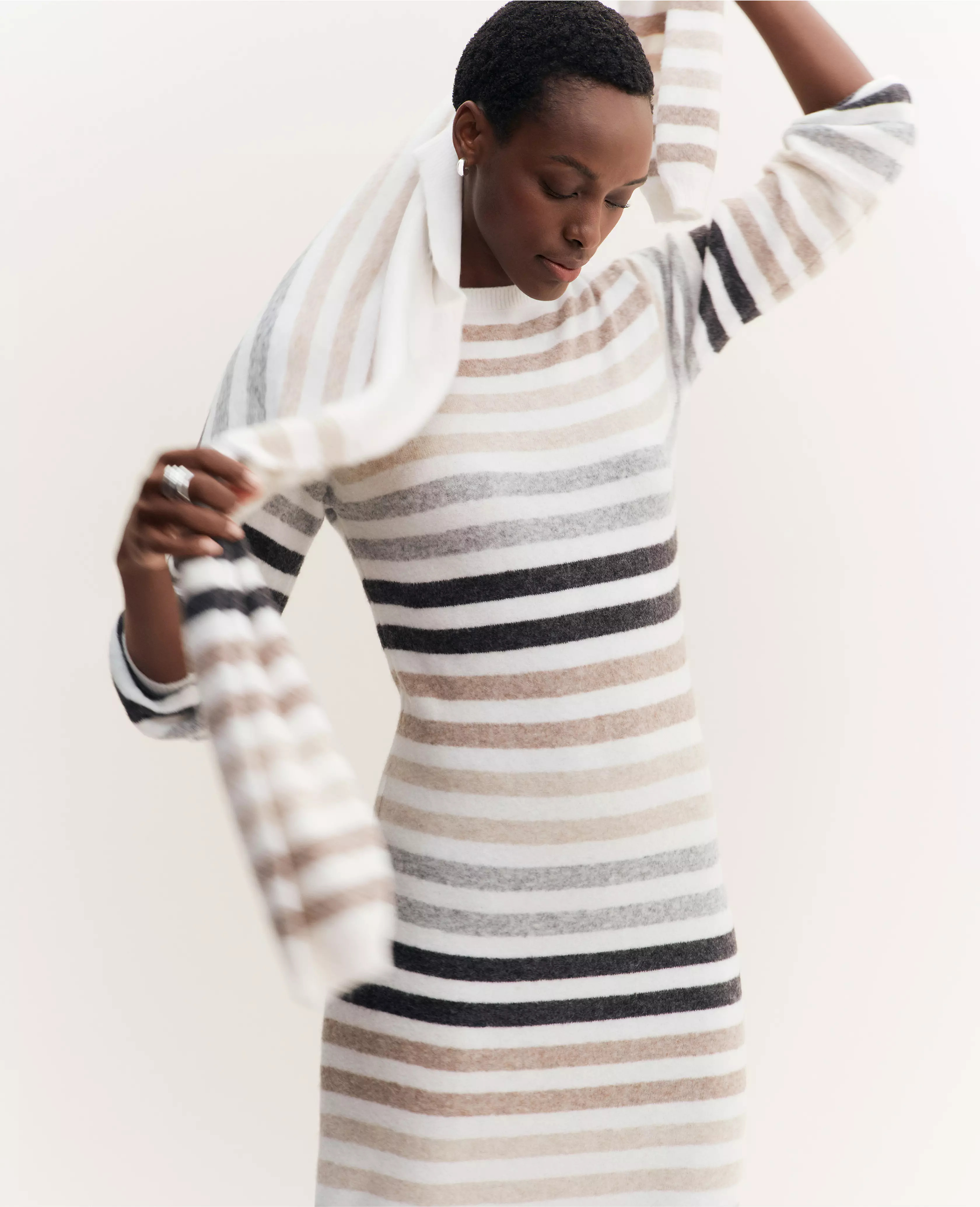 Multi Stripe Sweater Dress | Ann Taylor