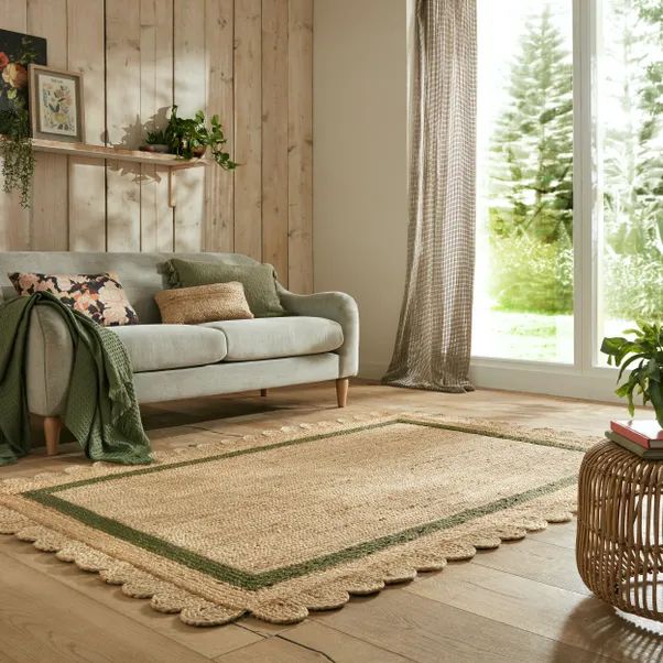 Grace Jute Rug | Dunelm