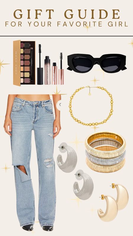 gift ideas for your favorite girl #girlgifts #giftsforher #giftideas #giftinspiration #jewelry #sunglasses #giftsforallbudgets #makeupp

#LTKGiftGuide #LTKbeauty #LTKover40