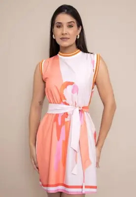 Vestido Feminino Curto Casual Estampado Verão Estiloso Moderno Regata Fresquinho Tendência Moda... | Dafiti (BR)