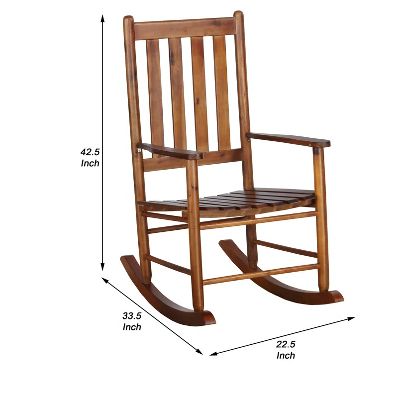Mangassa Solid Wood Rocking Chair | Wayfair North America