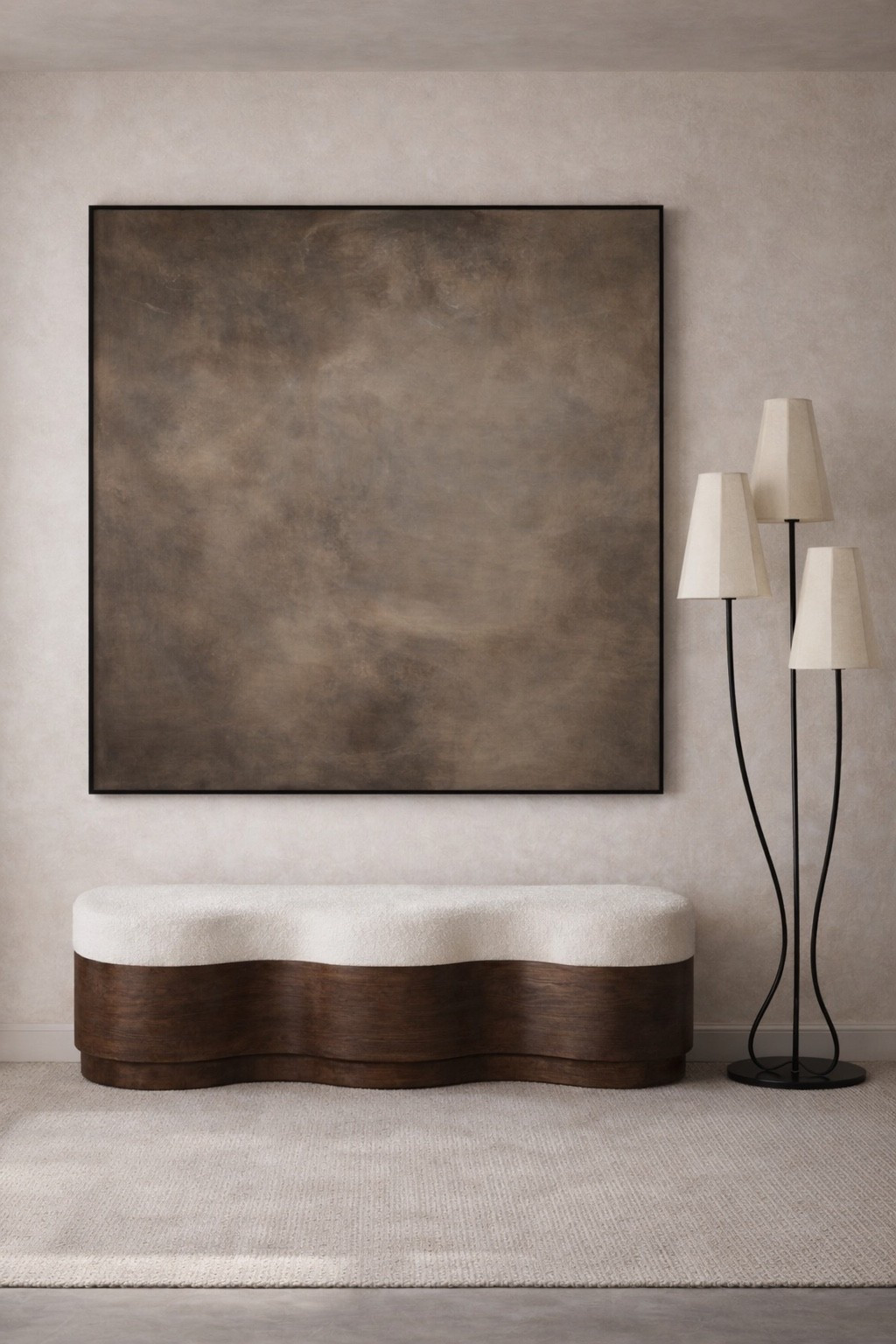 Moody entryway of my dreams! This bench is identical to a $1500 CB style! 