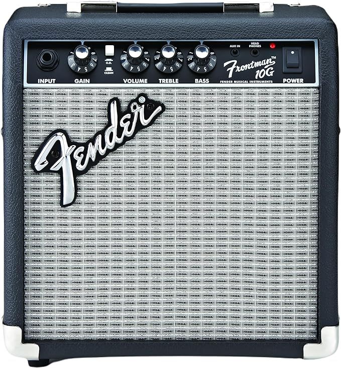 Fender Frontman 10G Guitar Amp, 10 Watts, with 2-Year Warranty, 6 Inch Fender Special Design Spea... | Amazon (US)