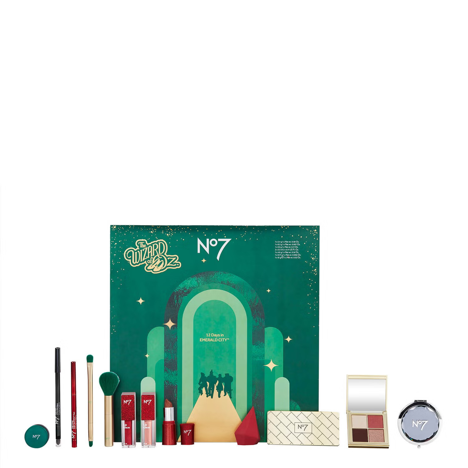 Wizard of Oz 12 Days in Emerald City Beauty Calendar | No7 Beauty Company US