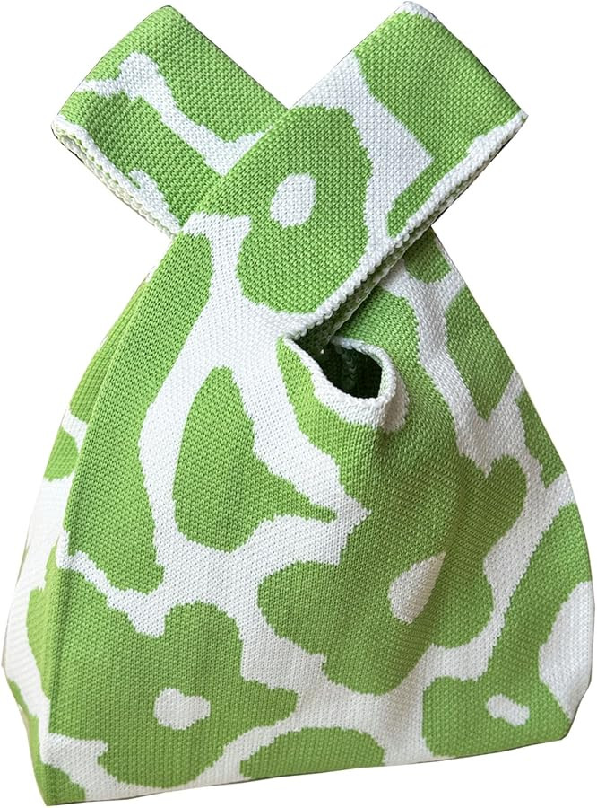 Knot Bag, Mini Knit Tote Bag, Extra Thickened Japanese Knot Bag, Wristlet Handbag - 1/2/6 Pack | Amazon (US)
