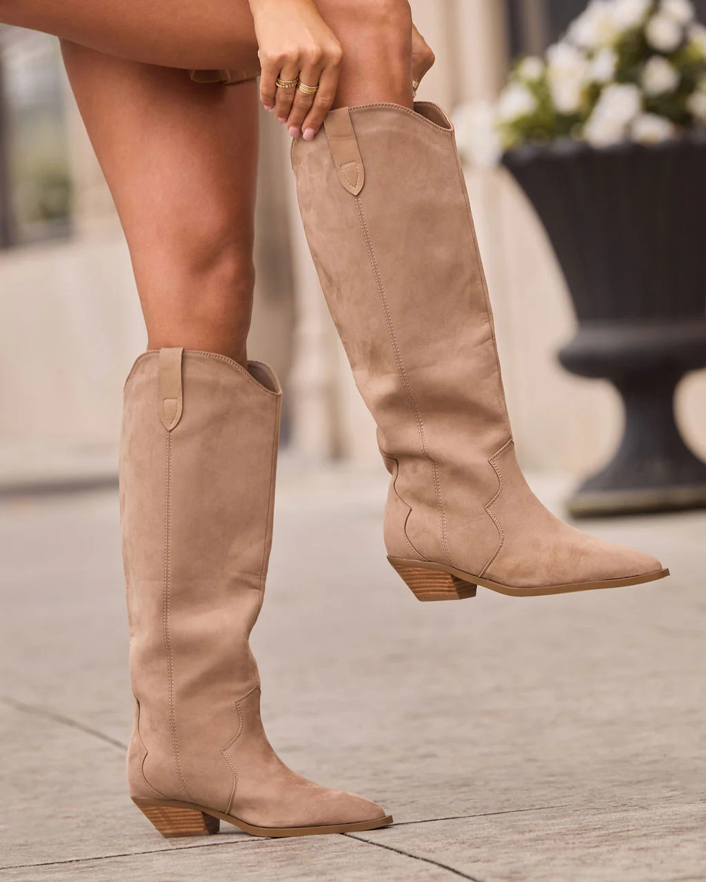 Eylana Suede Western Knee High Boot | VICI