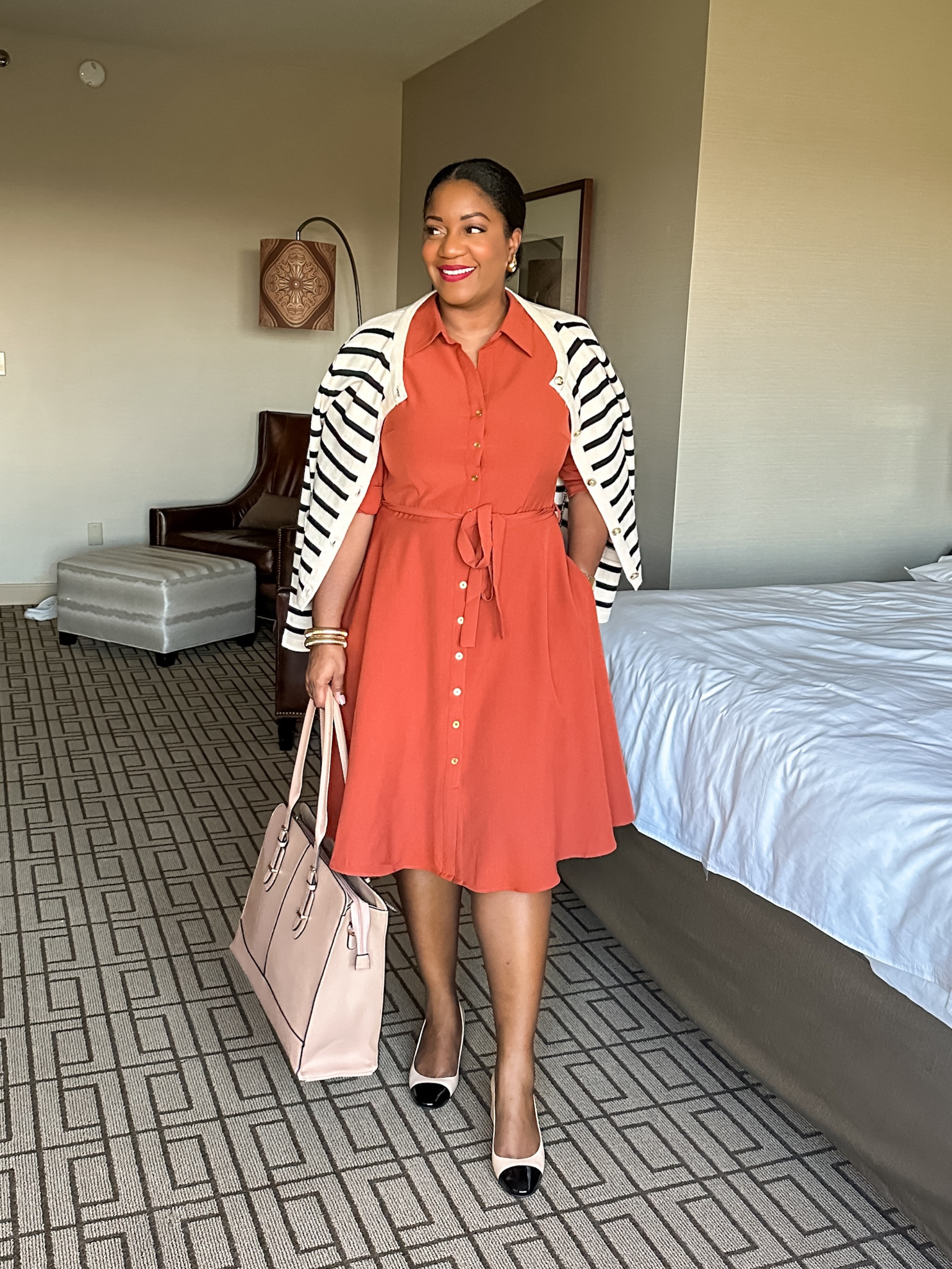 Affordable Work Outfit From Amazon 💻 Sized up to a 14 for the dress (I may be in between sizes right now, so it may not be the same for you), and the cardigan, which is so comfy, is a L.

work outfit // affordable workwear // work dress // work wear // fall work fashion // amazon work fashion // fall outfit inspo // fall outfit ideas // fall outfits 2024 // fall outfits // casual outfits // amazon casual outfit // fall casual outfits // casual jumpsuit // amazon fashion // amazon finds // amazon fashion finds

#LTKFindsUnder50 #LTKStyleTip #LTKWorkwear