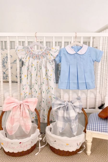 Classic children’s clothing spring outfits 🐣