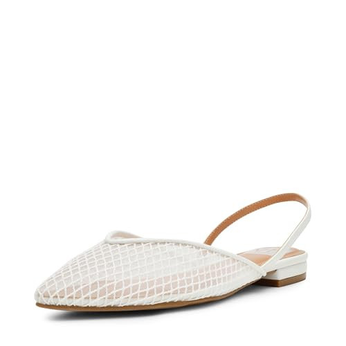 DV Dolce Vita Women's Coraline Loafer, White, 6.5 | Amazon (US)