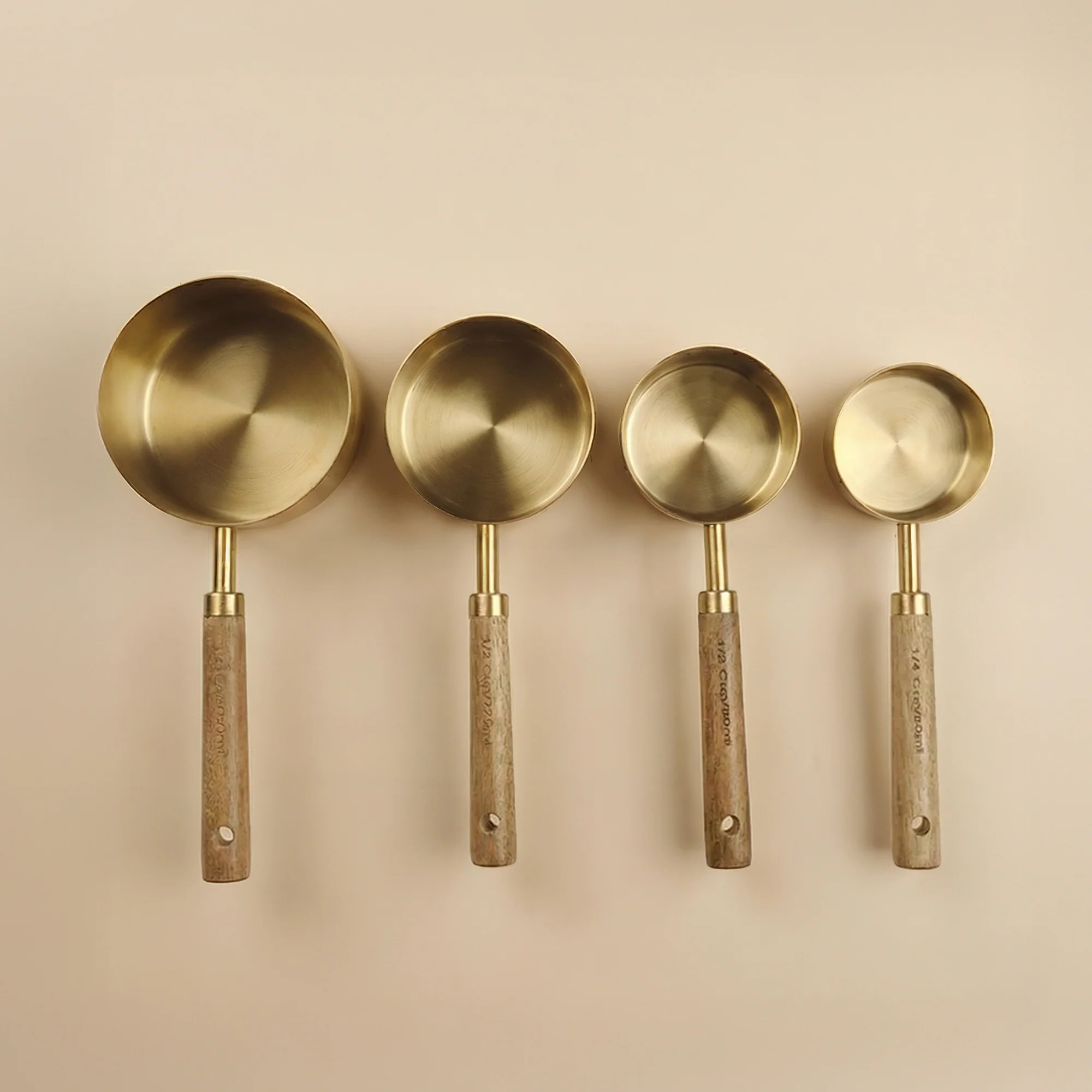 Golden Measuring Cup Set | Cove Home