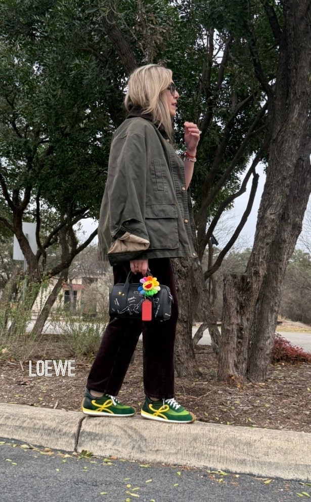 Best and comfiest sneakers! My favorite ones! #loewe #spanx #corduroy #pants #denim #coachbag #murakami 

#LTKMidsize #LTKootd #LTKdayinmylife