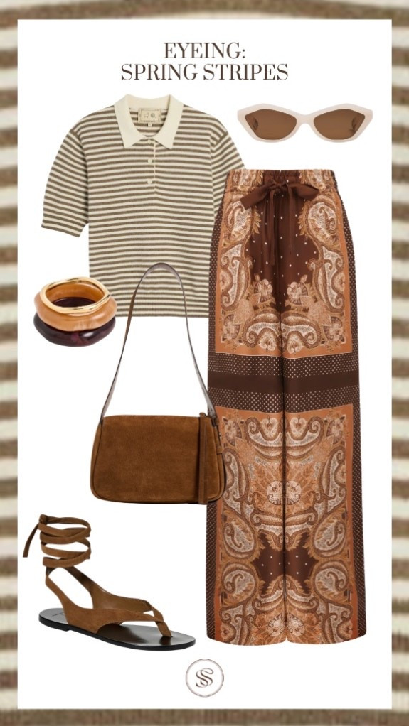 Spring stripes
Paisley pant
Suede 