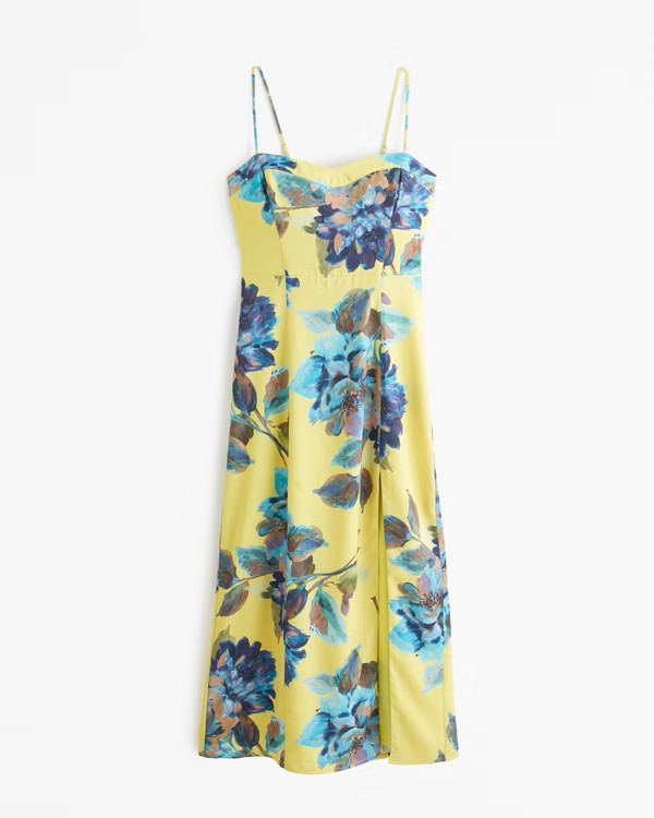 Women's The A&F Camille Midi Dress | Women's Dresses & Jumpsuits | Abercrombie.com | Abercrombie & Fitch (US)