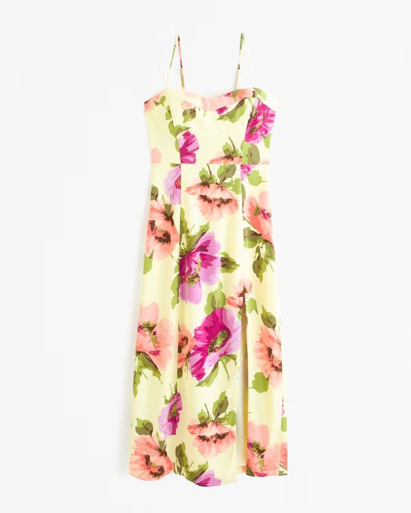 Women's The A&F Camille Midi Dress | Women's Dresses & Jumpsuits | Abercrombie.com | Abercrombie & Fitch (US)