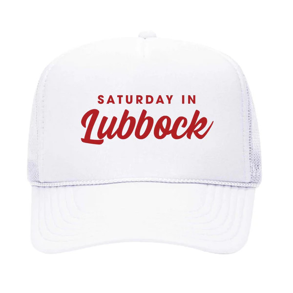 "Saturday In" Trucker Hat | Sprinkled With Pink