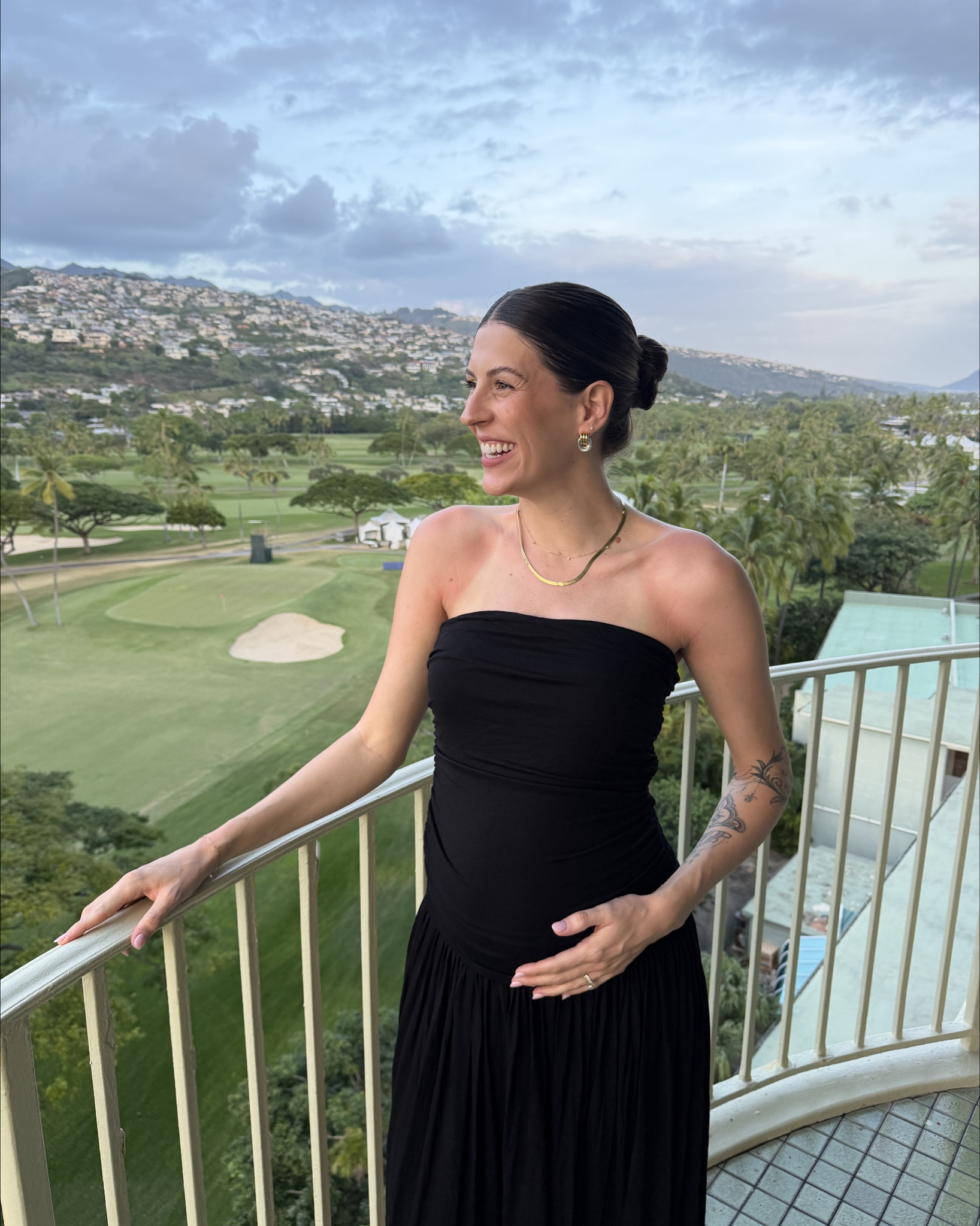 Obsessed with this black strapless dress for our baby moon! 🌙 🌼 I sized up one size and it’s perfect for the growing bump + it will still fit postpartum!

#LTKBump #LTKTravel #LTKSeasonal