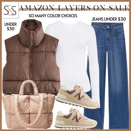 This puffer vest is great for warmth, and not bulky. Easily layer a tee underneath for a relaxed holiday outfit! Cyber week and Black Friday deals are here!

#LTKfindsunder50 #LTKCyberWeek #LTKsalealert