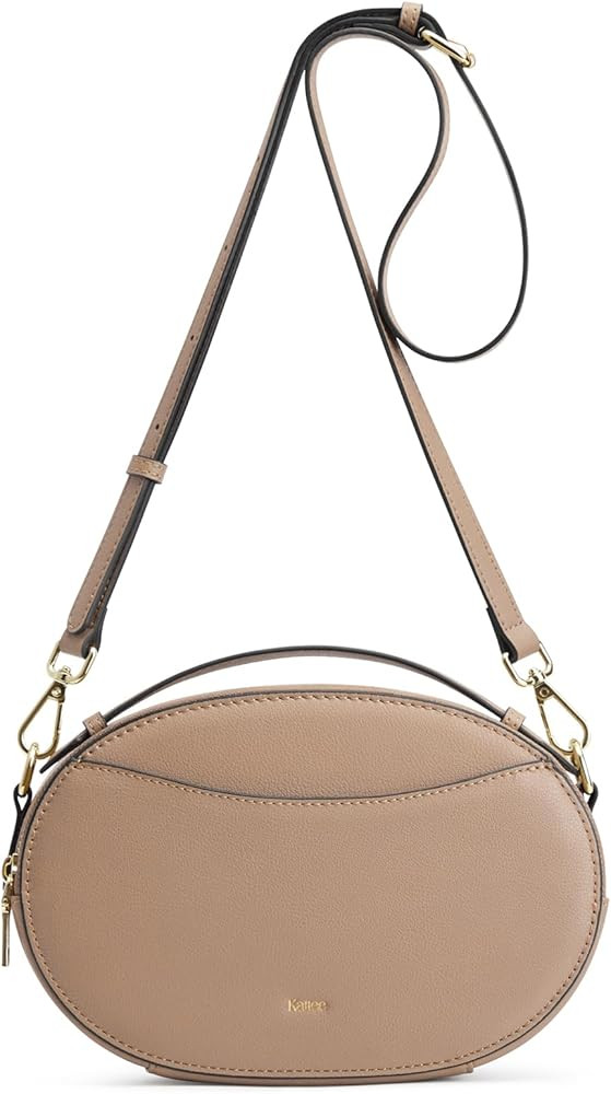 Kattee Crossbody Leather Bags for Women, Small Genuine Leather Cross Body Shoulder Bag for Woman ... | Amazon (US)