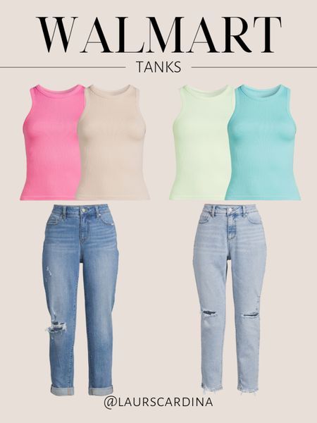 These tanks from Walmart come in a bunch of colors and are perfect for all your summer outfits. 

Tank top, distressed jeans, Walmart fashion, straight leg jeans, summer outfit, spring outfit, casual outfit

#LTKstyletip #LTKfindsunder50