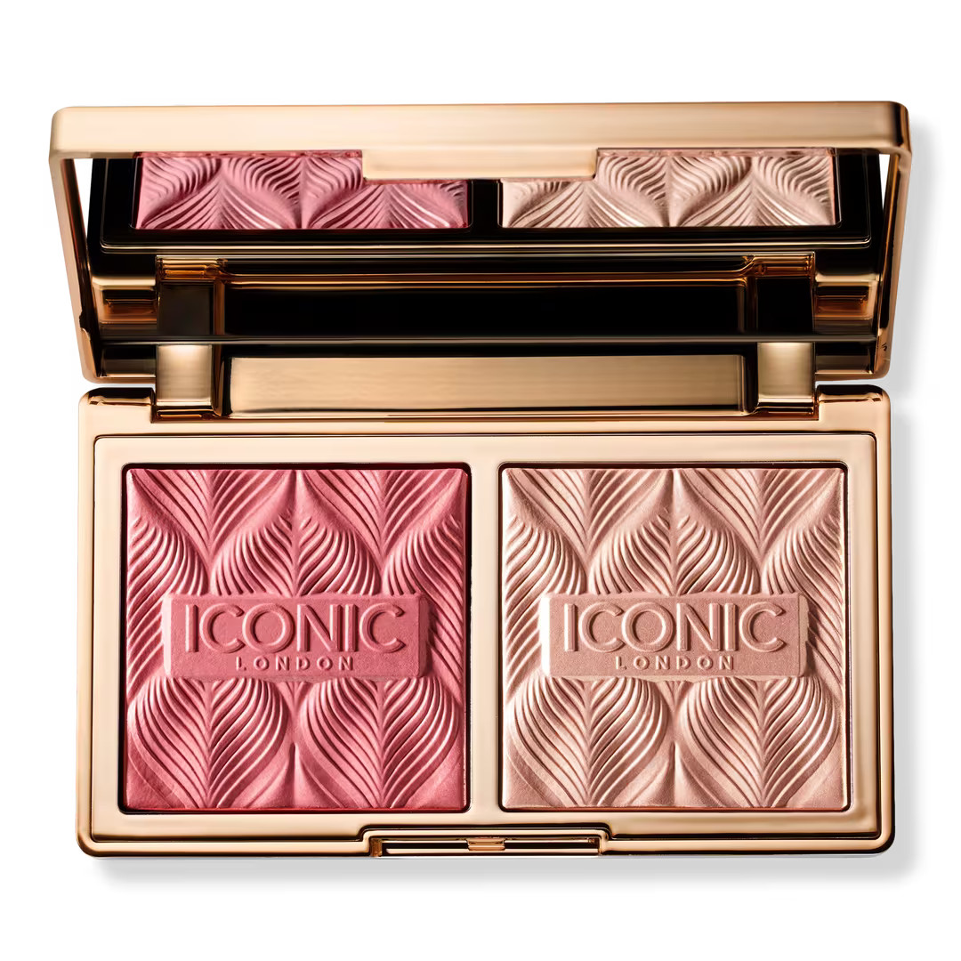 Rose Glow Silk Glow Duo Blush & Highlight Gel-Powders - ICONIC LONDON | Ulta Beauty | Ulta