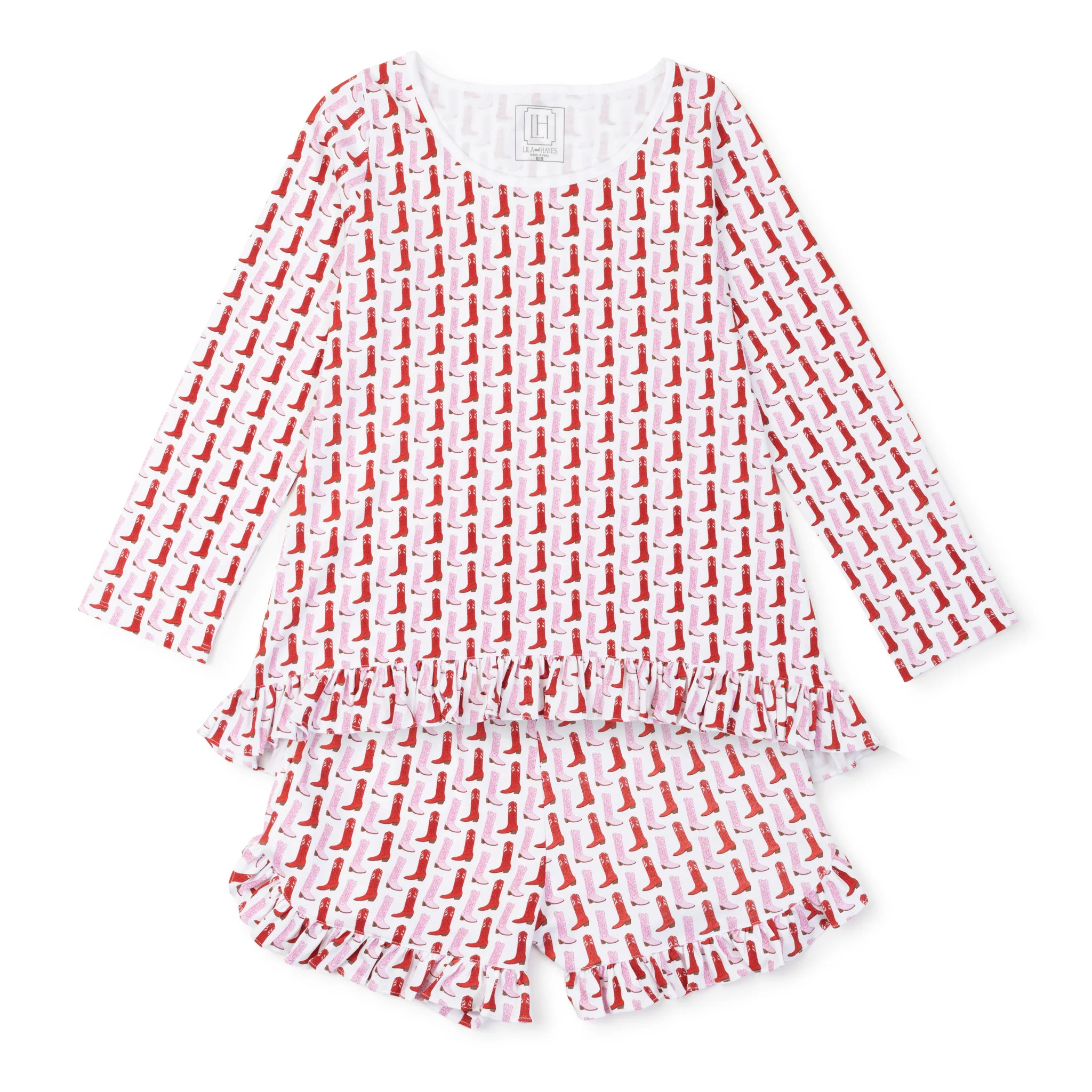Kathryn Women's Pajama Short Set - City Boots | Lila and Hayes