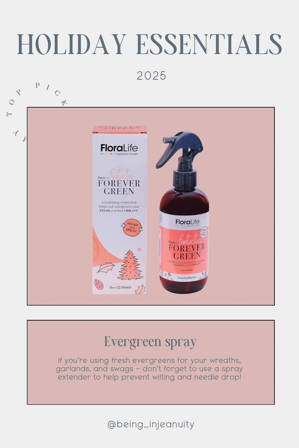 If you’re using fresh evergreens for your wreaths, garlands, and swags - don’t forget to use a spray extender to help prevent wilting and needle drop!

#LTKSeasonal #LTKHoliday #LTKHome