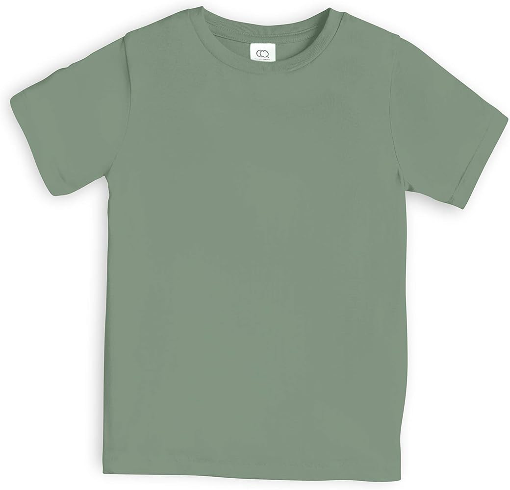 Colored Organics - Organic Toddler Shirts - Short Sleeve - Infant Toddlers Kids | Amazon (US)