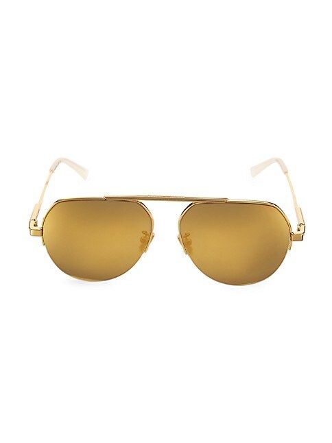 Minimalist 58MM Pilot Sunglasses | Saks Fifth Avenue