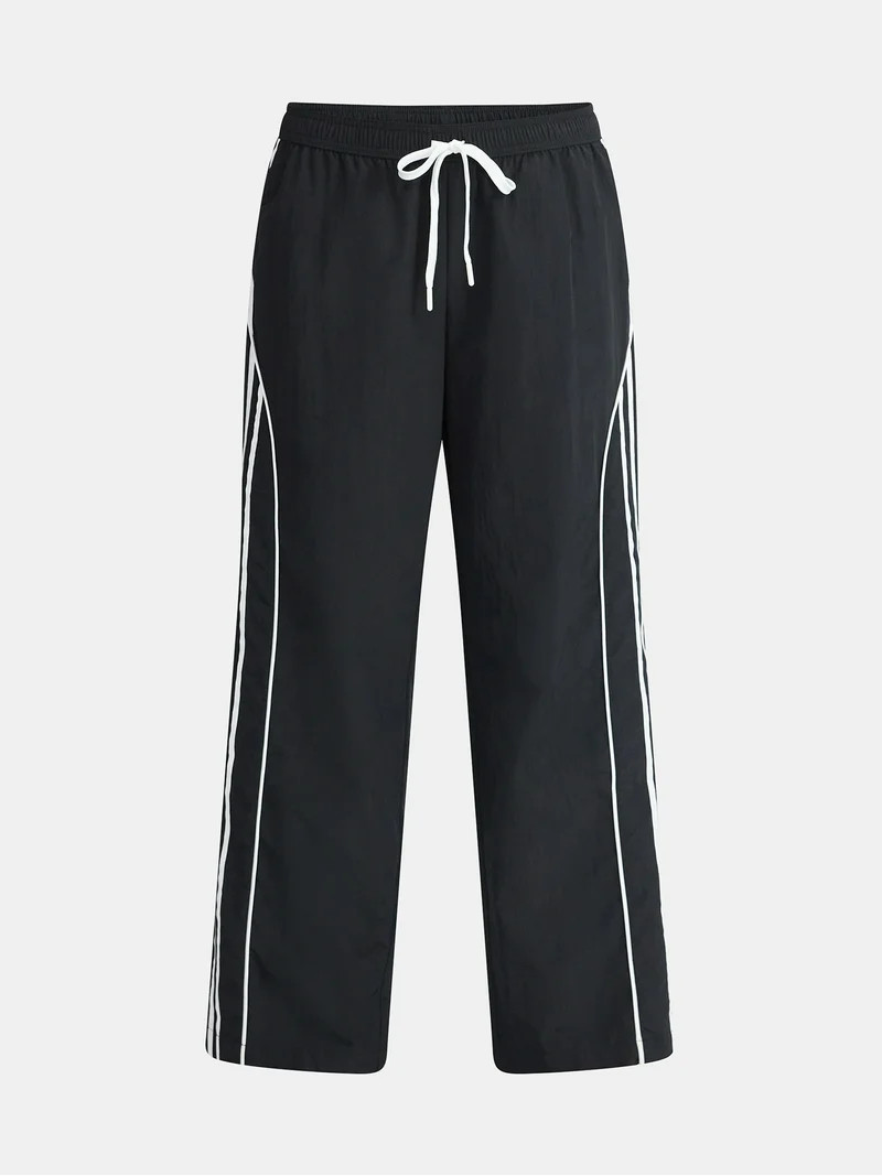 No Boundaries Track Pants with Side Stripes, Women’s | Walmart (US)
