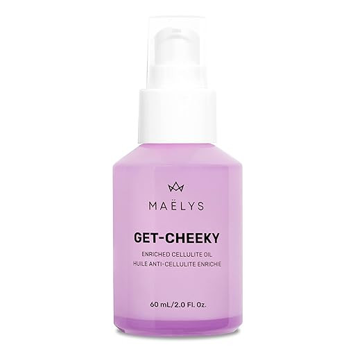 Amazon.com: MAËLYS Cosmetics GET-CHEEKY Enriched Cellulite Booty Oil – Helps To Reduce The App... | Amazon (US)